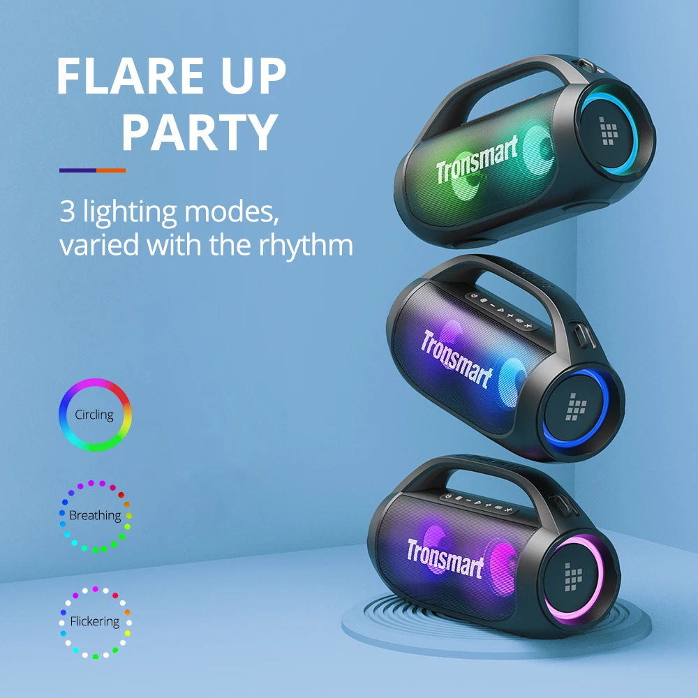 Tronsmart Bang SE Speaker Portable Speaker with Bluetooth 5.3, 24-Hour Playtime, Portable Handle, for Camping, Party