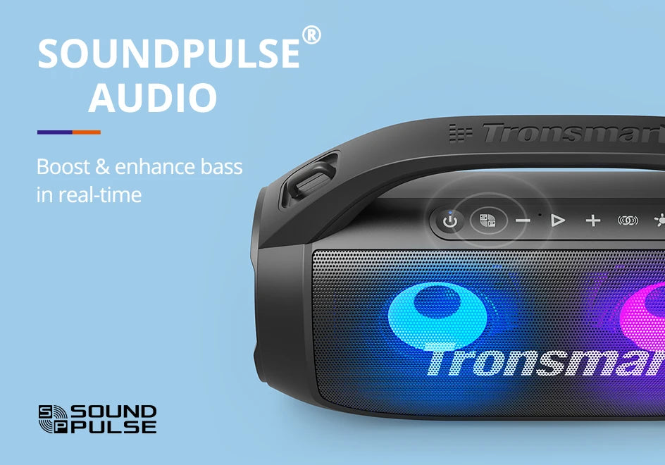 Tronsmart Bang SE Speaker Portable Speaker with Bluetooth 5.3, 24-Hour Playtime, Portable Handle, for Camping, Party
