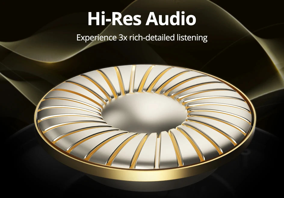 Tronsmart Sounfii Q20S Headphones Wireless Bluetooth Headset with Noise Cancellation 60H Playtime Hi-Res Audio App Control