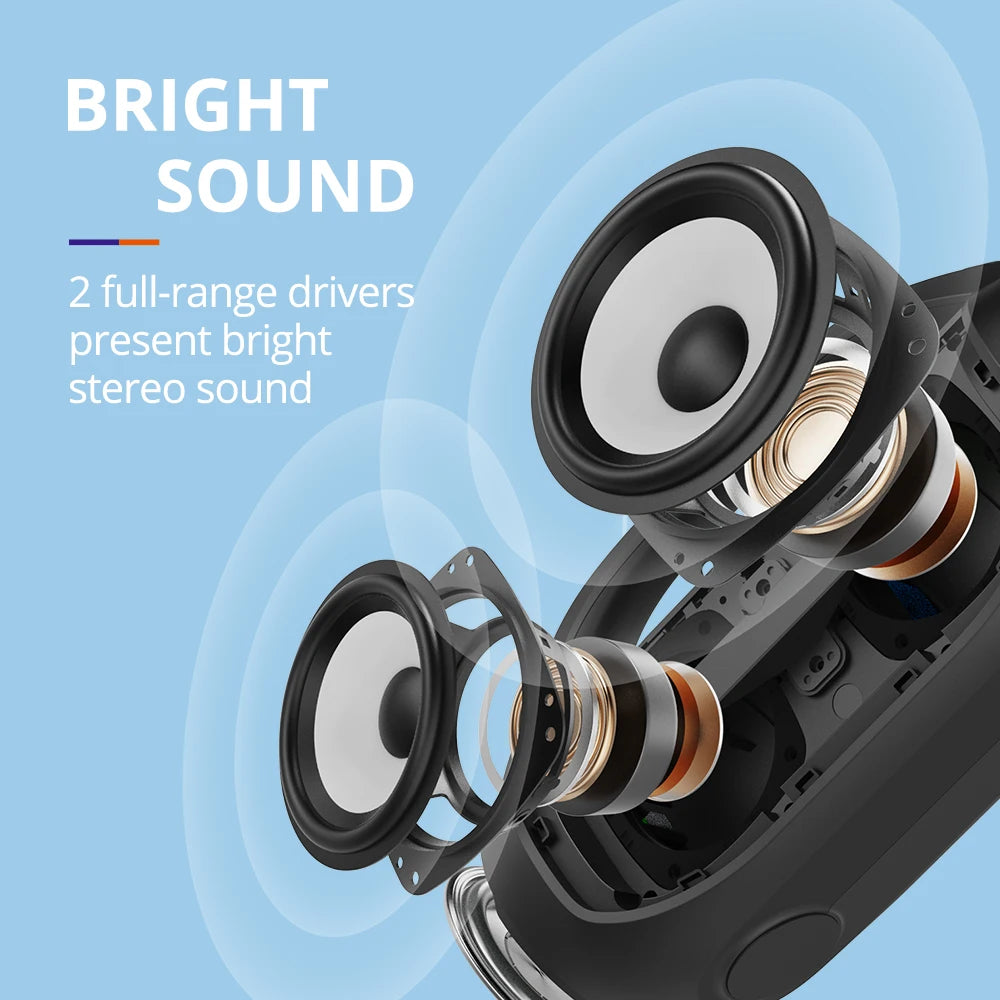 Tronsmart Bang SE Speaker Portable Speaker with Bluetooth 5.3, 24-Hour Playtime, Portable Handle, for Camping, Party