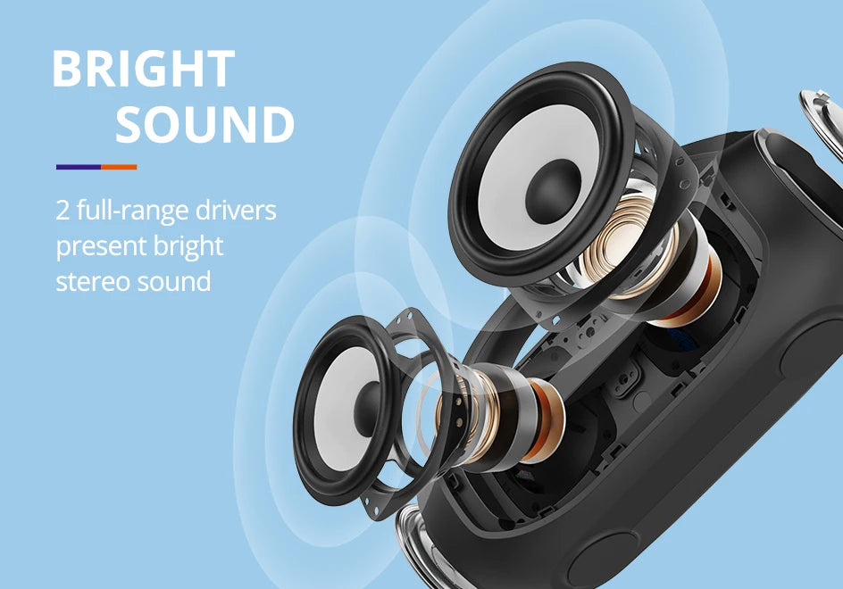 Tronsmart Bang SE Speaker Portable Speaker with Bluetooth 5.3, 24-Hour Playtime, Portable Handle, for Camping, Party
