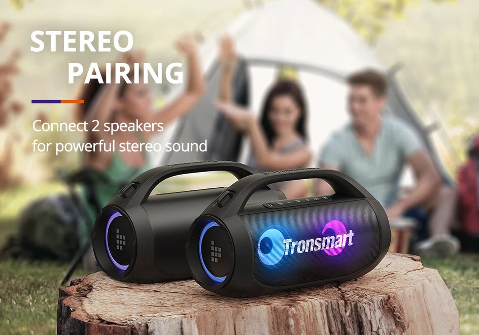 Tronsmart Bang SE Speaker Portable Speaker with Bluetooth 5.3, 24-Hour Playtime, Portable Handle, for Camping, Party